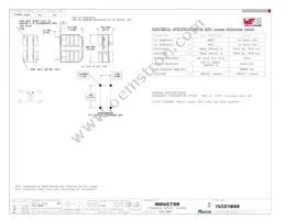 750311898 Datasheet Cover