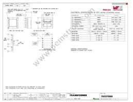 750311959 Datasheet Cover