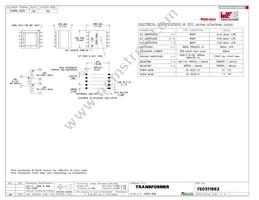 750311963 Datasheet Cover