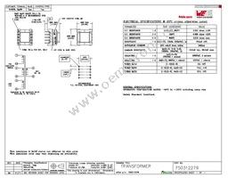 750312279 Datasheet Cover