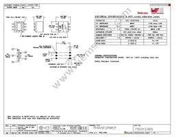 750312365 Datasheet Cover