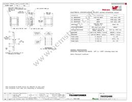 750312495 Datasheet Cover