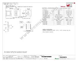 750312870 Datasheet Cover