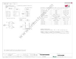 750314288 Datasheet Cover