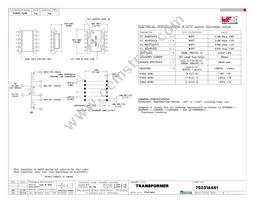 750314461 Datasheet Cover