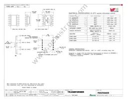 750314463 Datasheet Cover