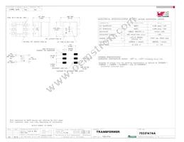 750314744 Datasheet Cover