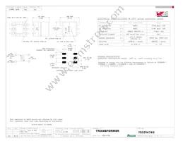 750314745 Datasheet Cover