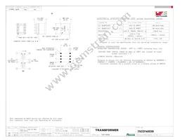 750314839 Datasheet Cover