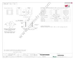 750315125 Datasheet Cover