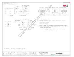 750315230 Datasheet Cover