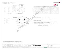 750315231 Datasheet Cover