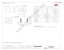 750315319 Datasheet Cover