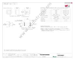 750315827 Datasheet Cover