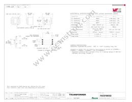 750315833 Datasheet Cover