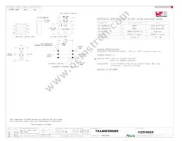 750316028 Datasheet Cover