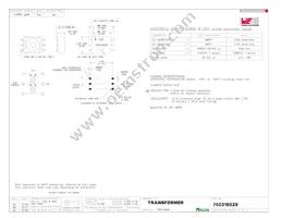 750316029 Datasheet Cover