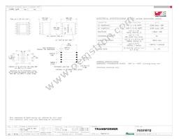 750316112 Datasheet Cover