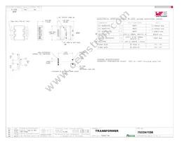 750341138 Datasheet Cover