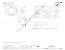 750341636 Datasheet Cover