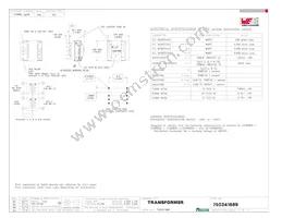 750341689 Datasheet Cover