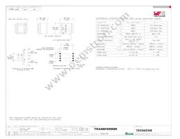 750342156 Datasheet Cover