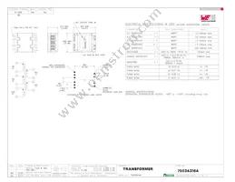 750343164 Datasheet Cover