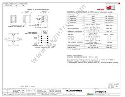 750510173 Datasheet Cover