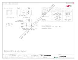 750510682 Datasheet Cover