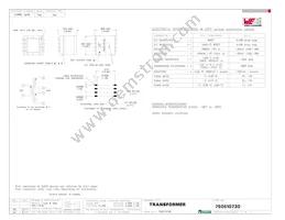 750510730 Datasheet Cover