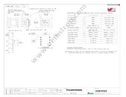 7508110102 Datasheet Cover