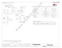 7508110420 Datasheet Cover