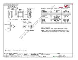 750811145 Datasheet Cover