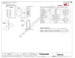 750811146 Datasheet Cover