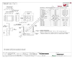 7508112327 Datasheet Cover