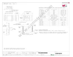 7508112510 Datasheet Cover