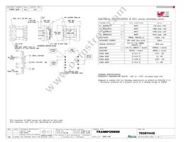 750811445 Datasheet Cover