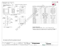 750811512 Datasheet Cover