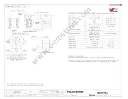 750811744 Datasheet Cover