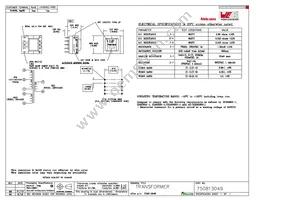 750813049 Datasheet Cover