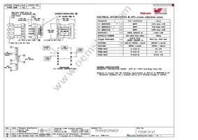 750813141 Datasheet Cover