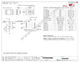 750813551 Datasheet Cover