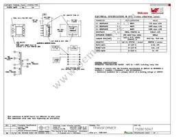 750815047 Datasheet Cover