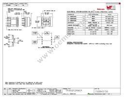 750845150 Datasheet Cover