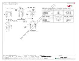 750871032 Datasheet Cover