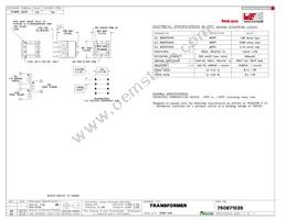 750871035 Datasheet Cover