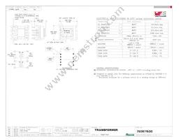 750871530 Datasheet Cover