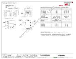 750871830 Datasheet Cover