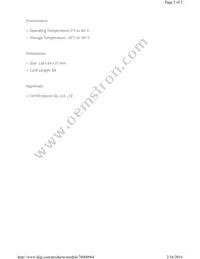 76000964 Datasheet Page 2