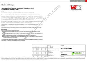 760801020 Datasheet Page 4